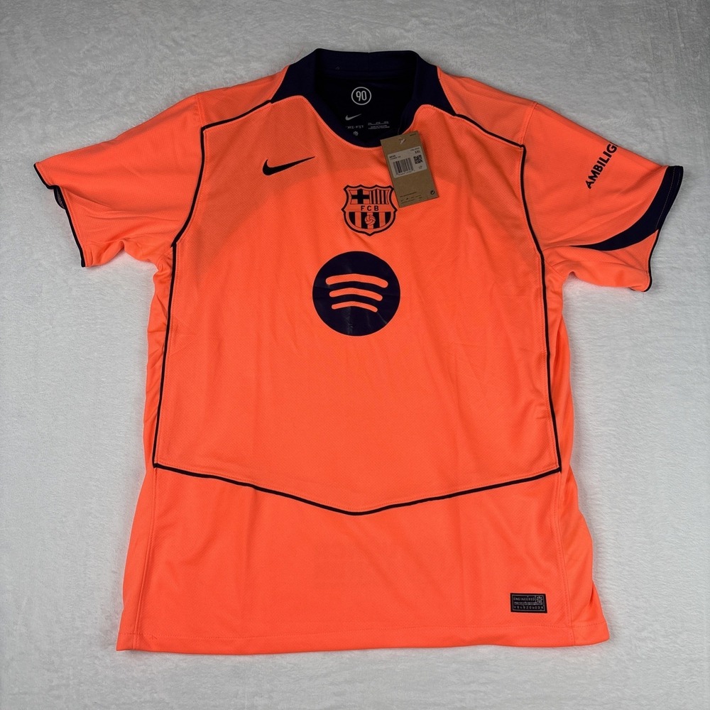 CUSTOM FC Barcelona 25/26 Third Jersey Size 2XL Team Jersey With Tags